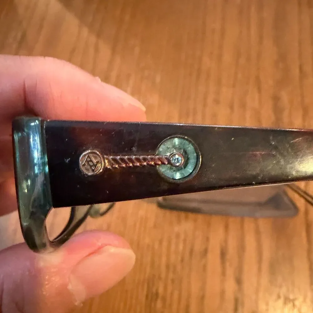 Adrienne Vittadini 1094 TORT BLU Eyeglass Frames 53-17-135 w/ Case